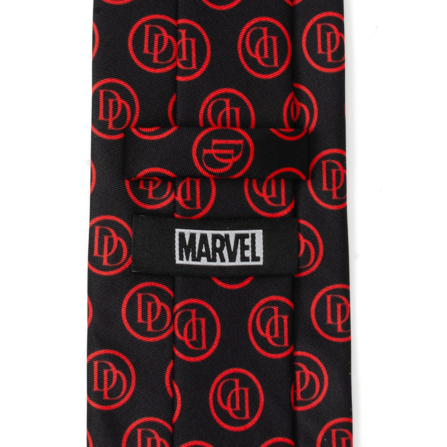 Marvel Daredevil Logo Black Necktie for Men - Image 5
