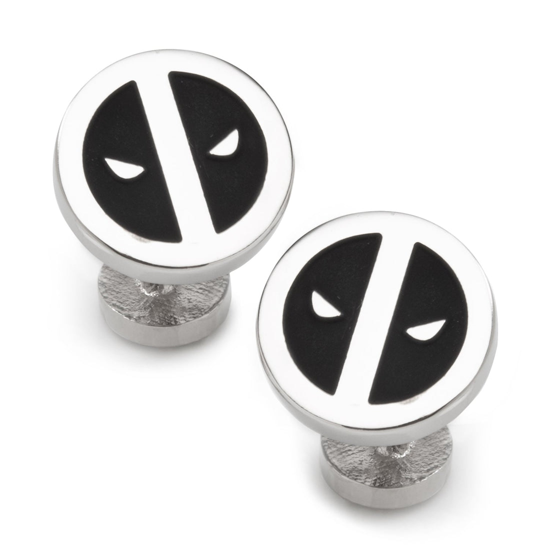 Marvel Deadpool Silver Mask Cufflinks for Men - Image 2