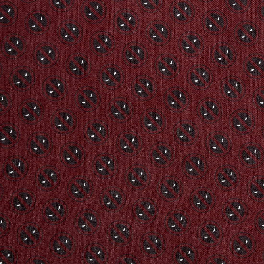 Marvel Deadpool Mask Red Silk Pocket Square - Image 5