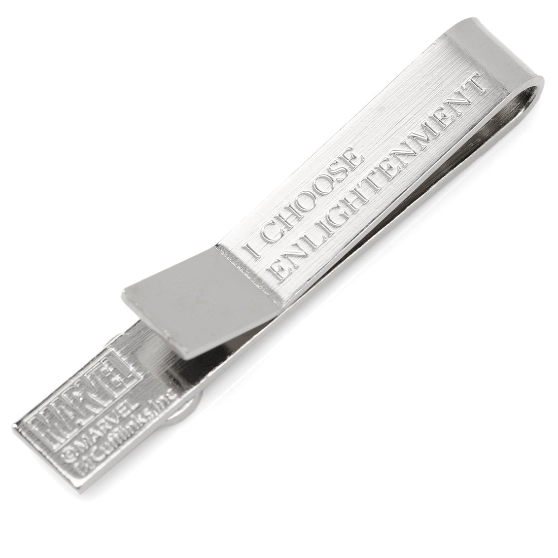 Marvel Doctor Strange Silver Tone Hidden Message Tie Bar - Image 4