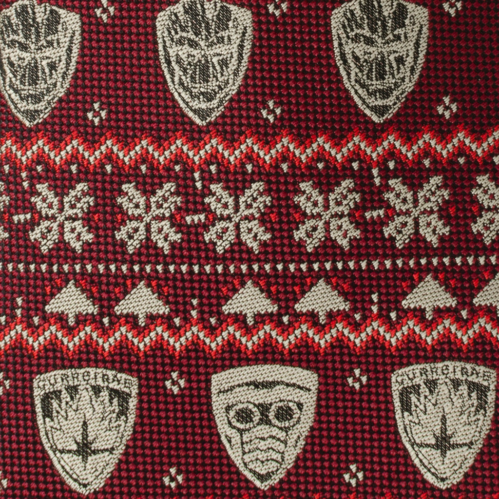Marvel Guardians of the Galaxy Fair Isle Holiday Red Necktie - Image 4