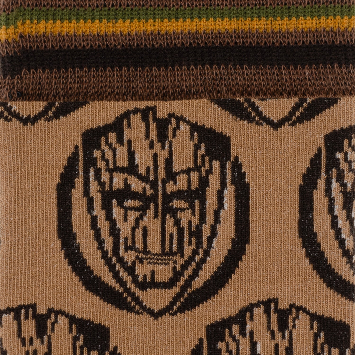 Marvel Groot Brown Tonal Crew Sock and Lapel Pin Gift Set - Image 2