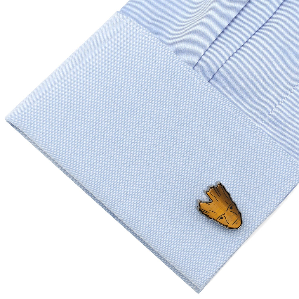 Marvel Guardians of the Galaxy Groot Tigers Eye Cufflinks - Image 3