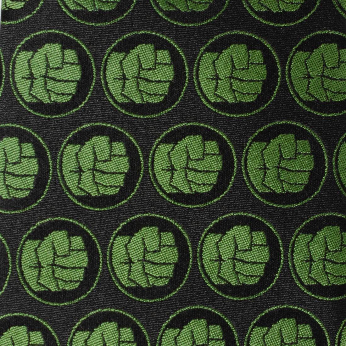 Marvel Hulk Green Fist Black Tie for Men - Image 4