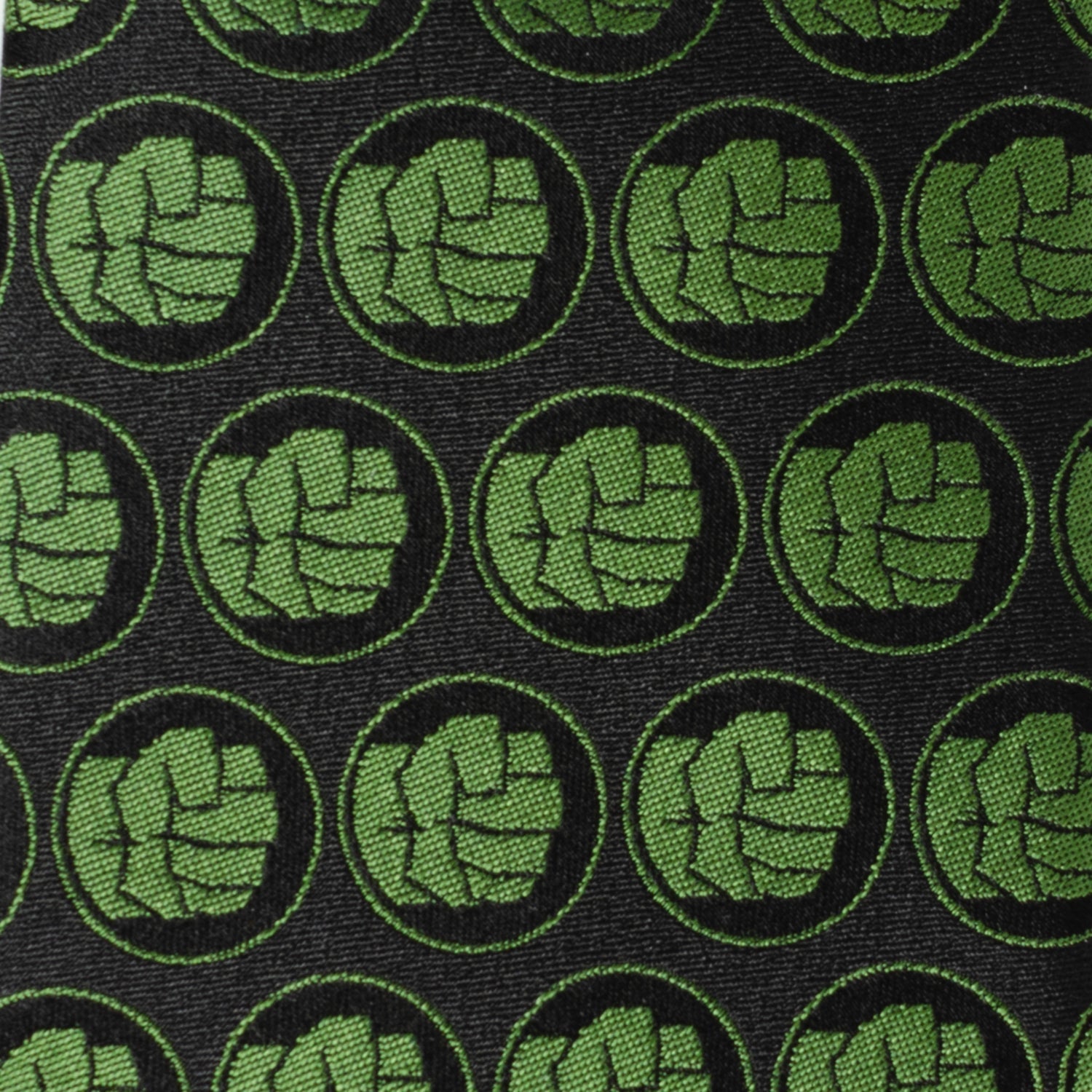 Marvel Hulk Green Fist Black Tie for Men - Image 4
