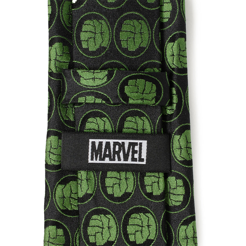 Marvel Hulk Green Fist Black Tie for Men - Image 5