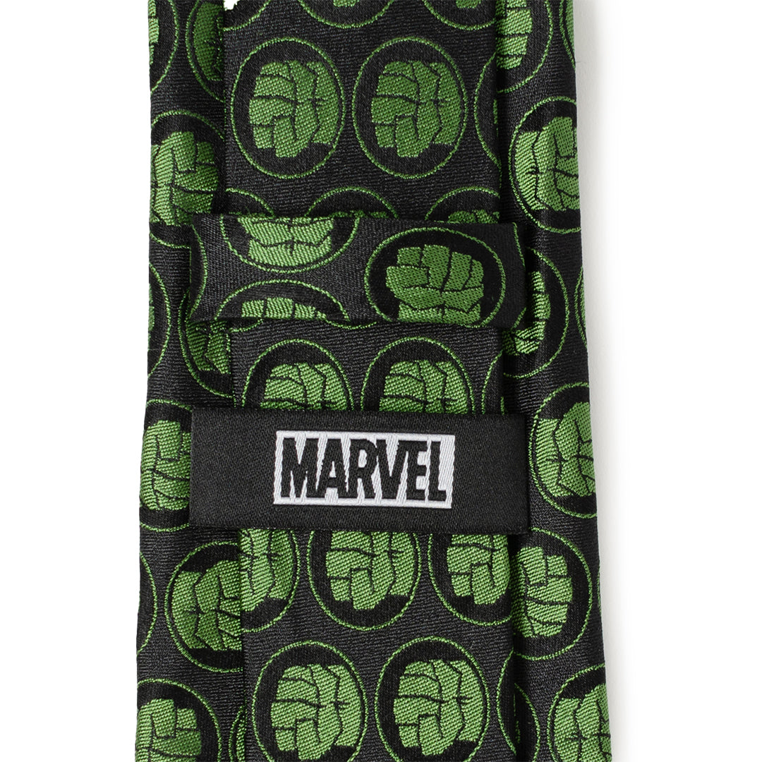 Marvel Hulk Green Fist Black Tie for Men - Image 5