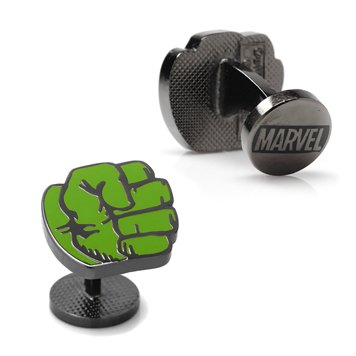 Marvel Hulk Comic Book Fist and Face Cufflinks