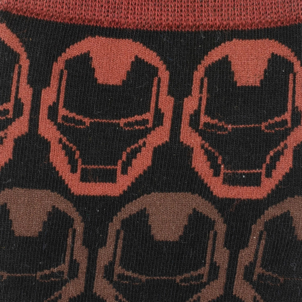 Marvel Iron Man Helmet Lapel Pin and Graphic Crew Socks Gift Set - Image 3