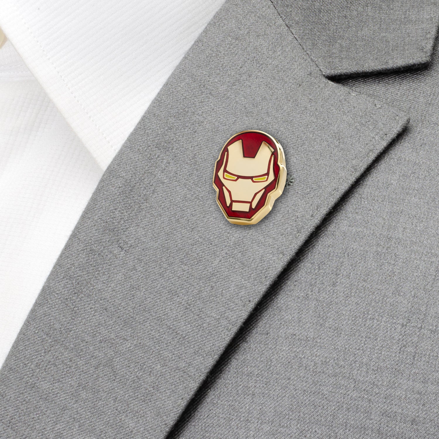 Marvel Iron Man Helmet Lapel Pin and Graphic Crew Socks Gift Set - Image 7