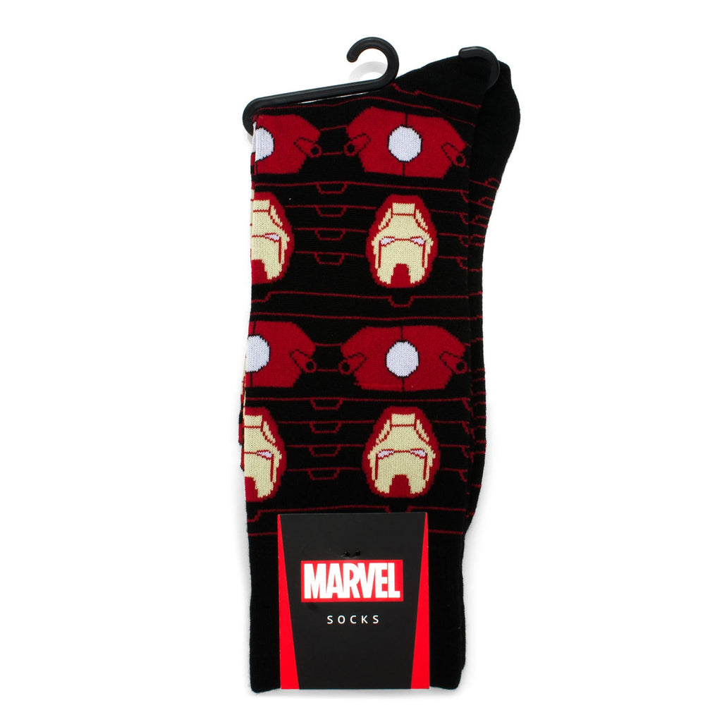Marvel Iron Man Black Stripe Sock and Lapel Pin Gift Set - Image 3