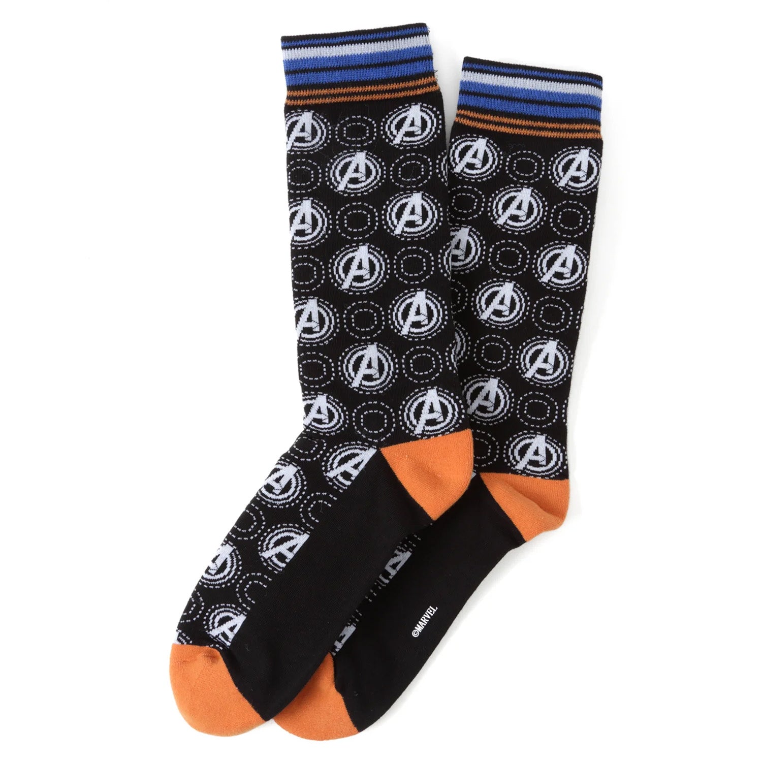 Marvel Avengers 3-Pack Argyle Socks and Lapel Pin Gift Set - Image 4