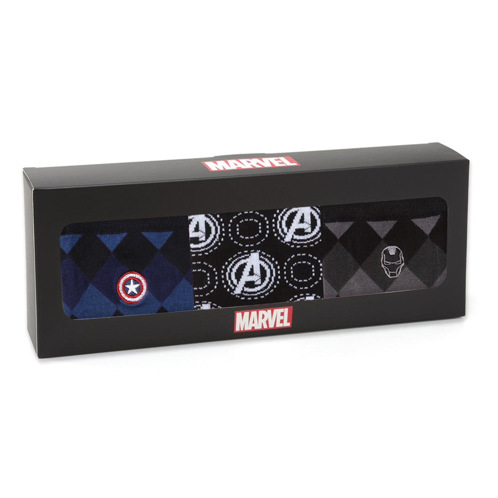 Marvel Avengers 3-Pack Argyle Socks and Lapel Pin Gift Set - Image 10