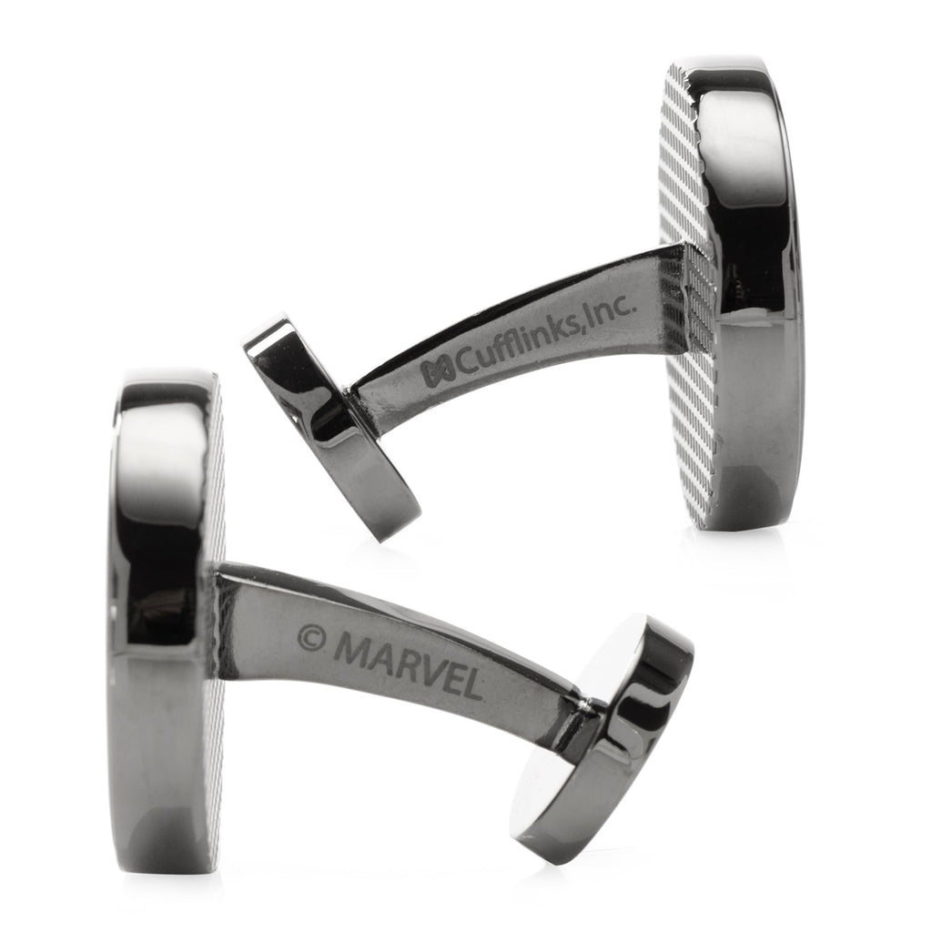 Marvel Shang-Chi Ten Rings Gunmetal Red Crest Cufflinks - Image 4