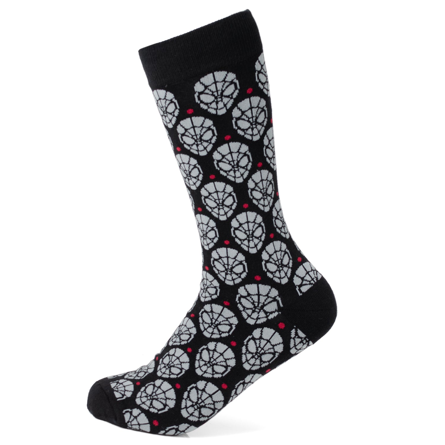 Marvel Spider-Man Gray and Black Socks and Lapel Pin Gift Set - Image 3