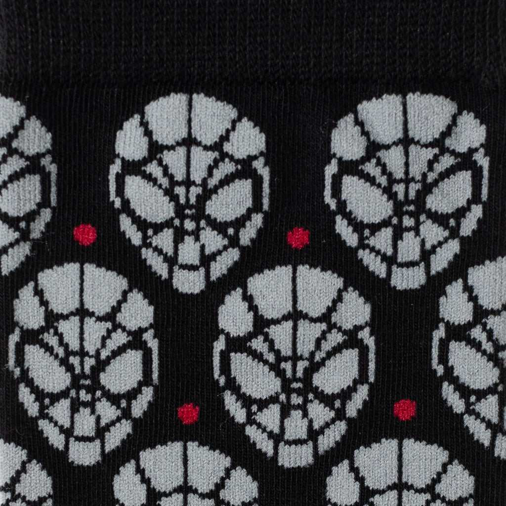 Marvel Spider-Man Gray and Black Socks and Lapel Pin Gift Set - Image 4