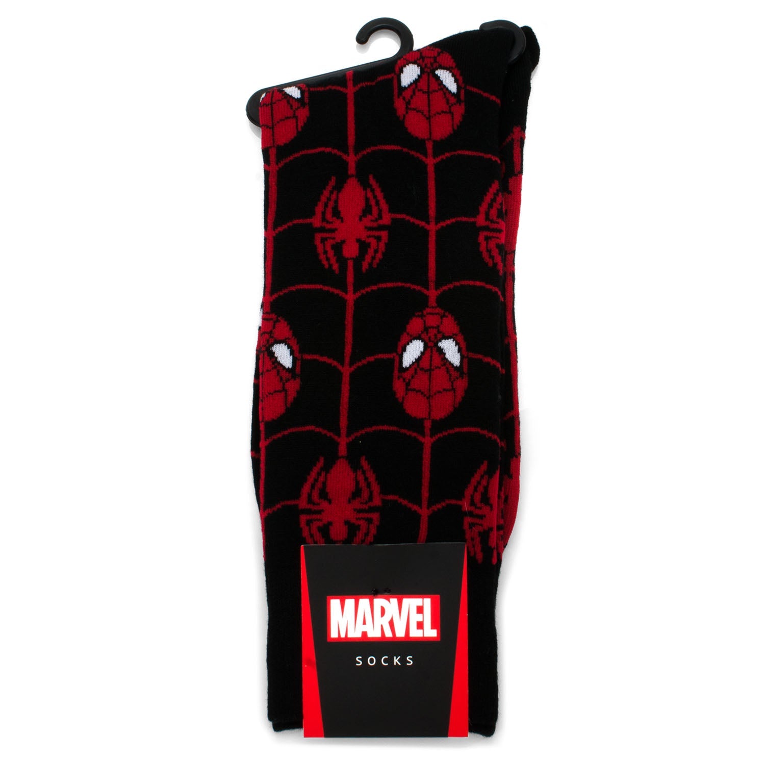 Marvel Spider-Man Web Crew Socks and Lapel Pin Gift Set - Image 2