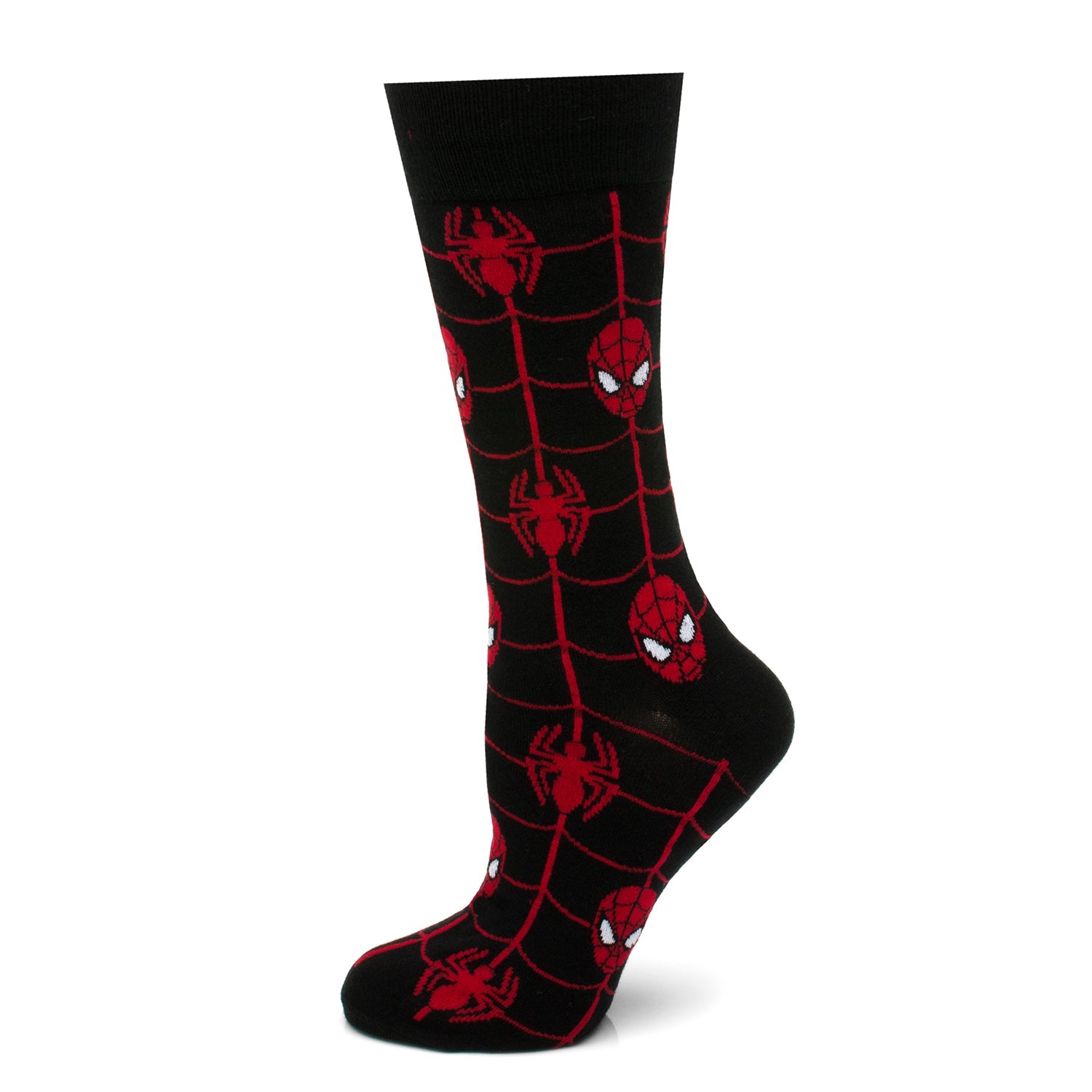 Marvel Spider-Man Web Crew Socks and Lapel Pin Gift Set - Image 3