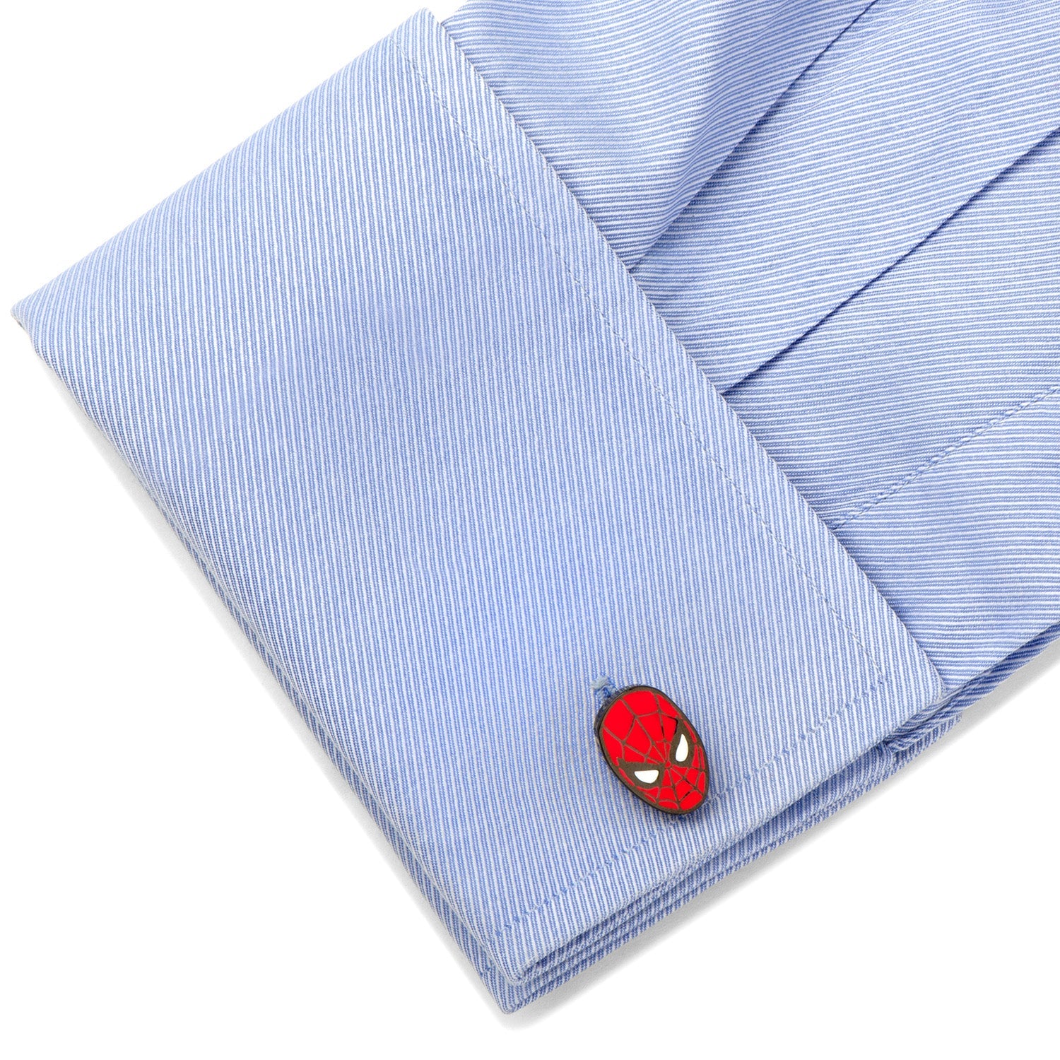 Marvel Spider-Man Mask Cufflinks in Black and Red - Image 3
