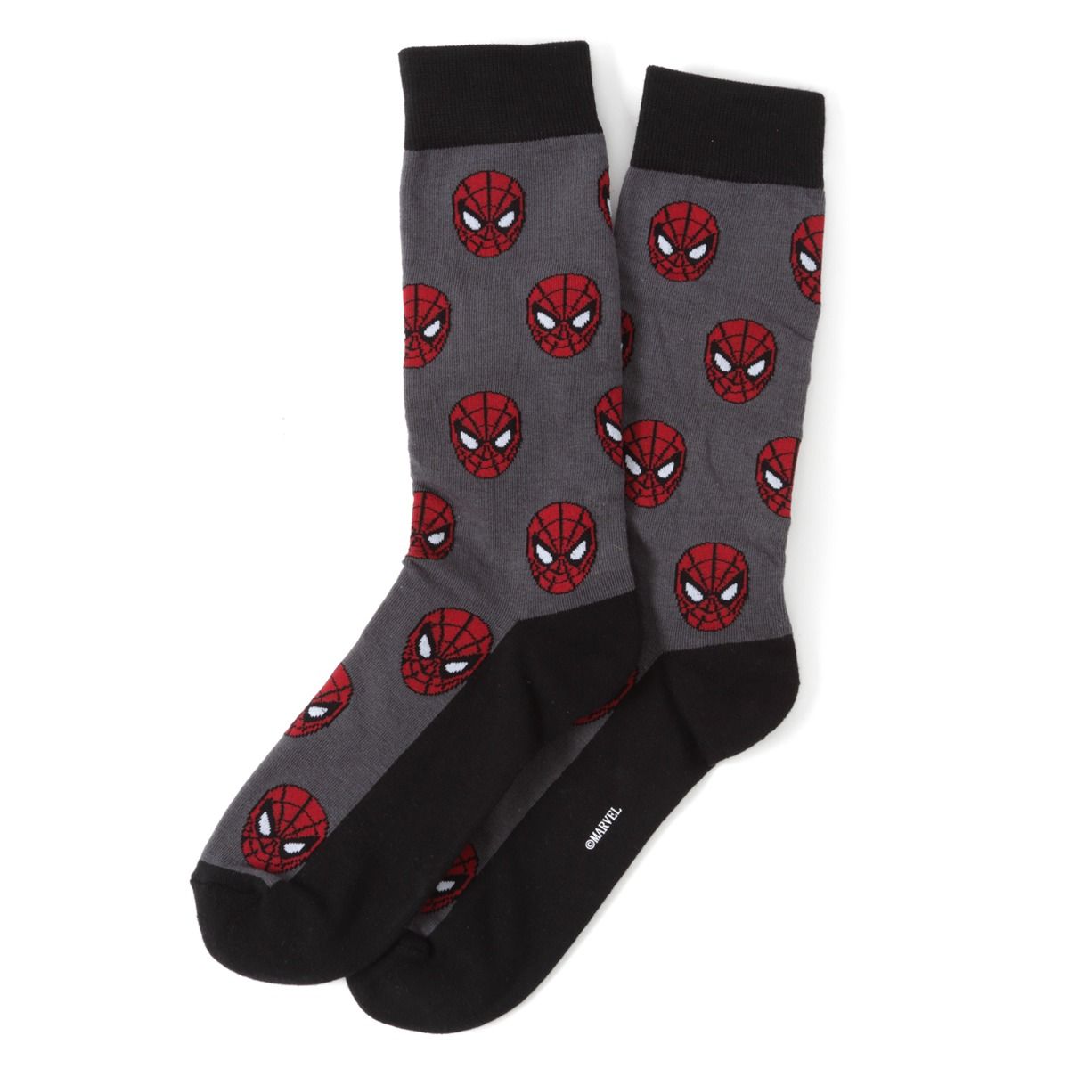 Marvel Spider-Man 3-Pair Crew Sock Gift Set with Lapel Pin