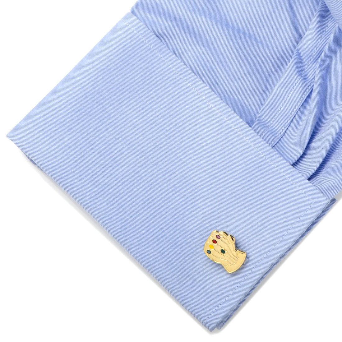 Marvel Thanos Infinity Gauntlet Gold Plated Cufflinks - Image 3