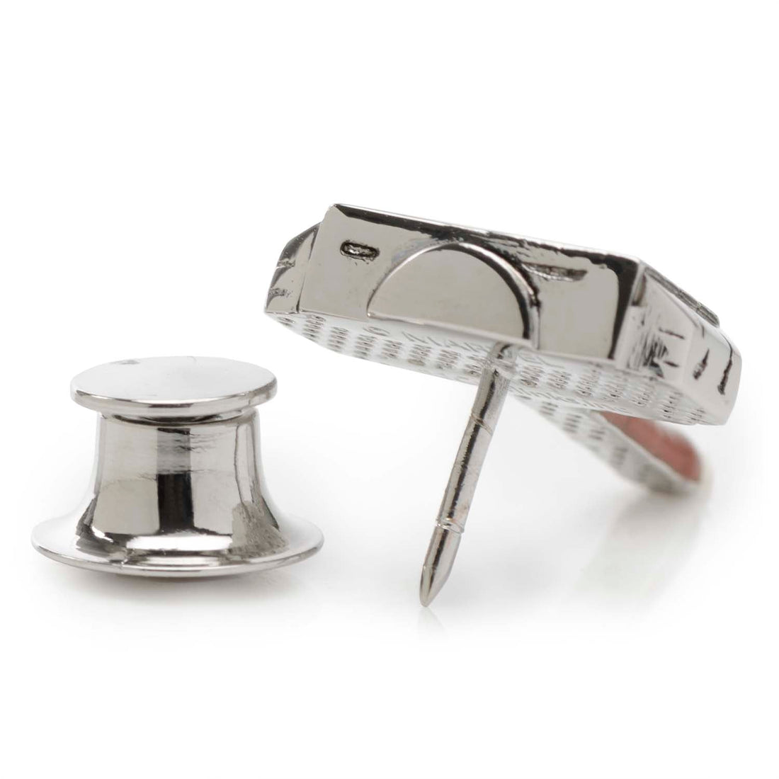 Marvel Thor Mjolnir Hammer Lapel Pin in Silver and Brown - Image 3