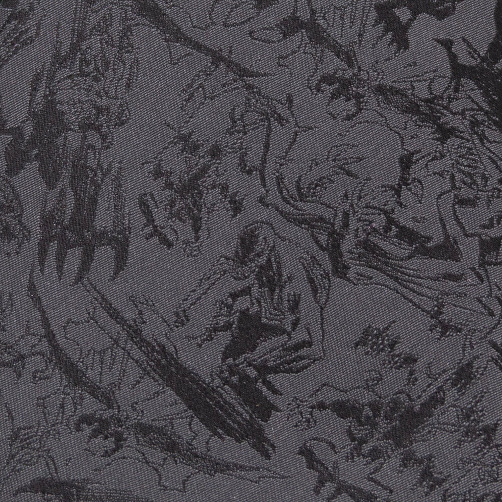 Venom Dark Gray Comic Action Silk Tie for Men