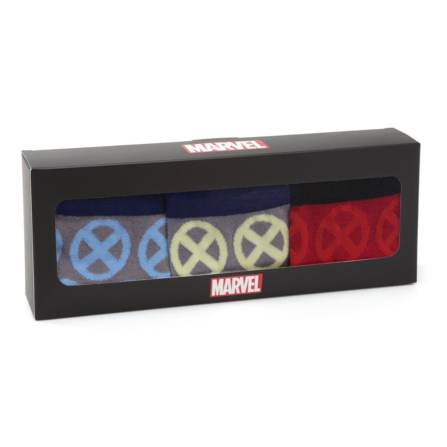 Marvel X-Men 3 Pack Crew Socks and Lapel Pin Gift Set - Image 11