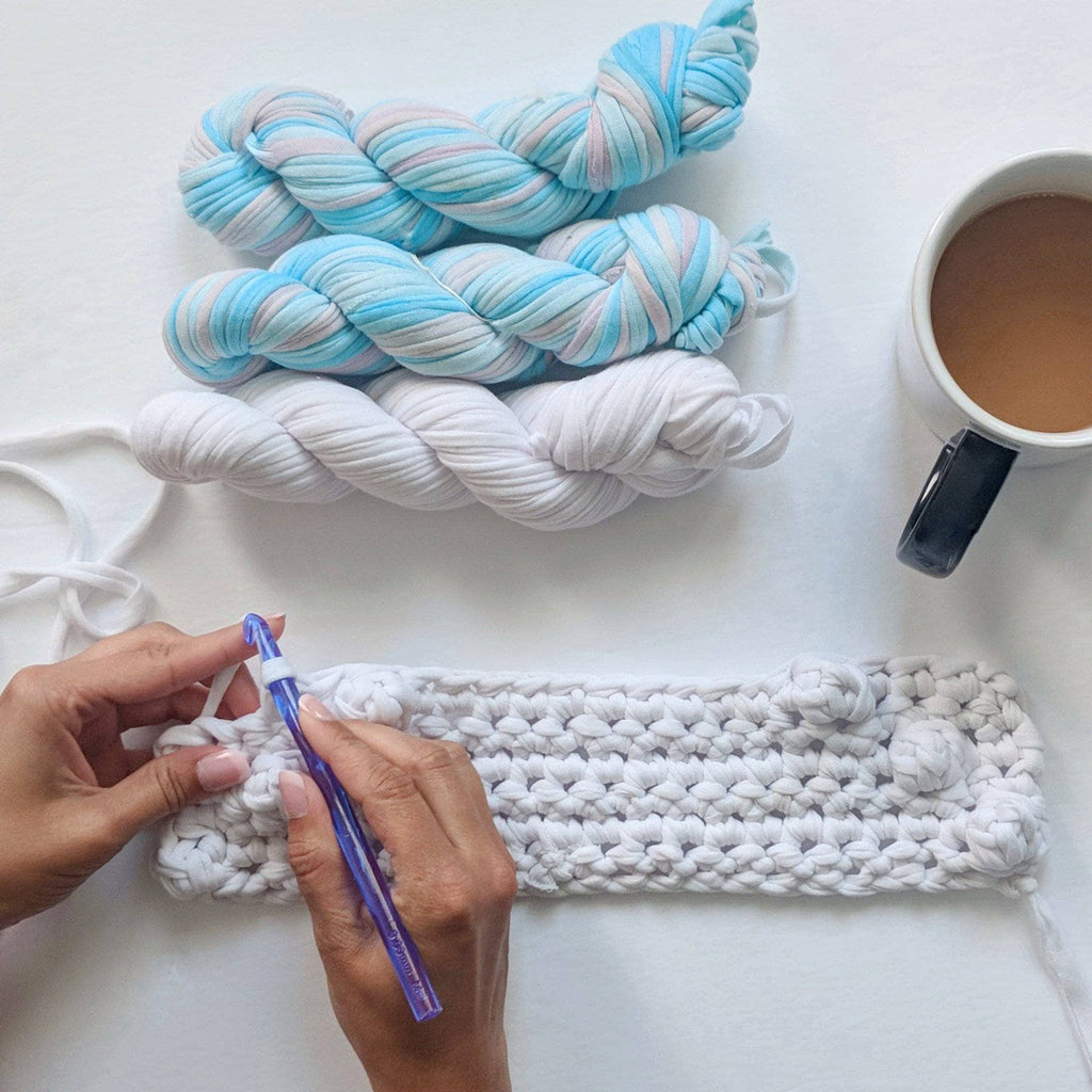 X Marks The Spot Wall Hanging Crochet Kit - Bohemian DIY Decor