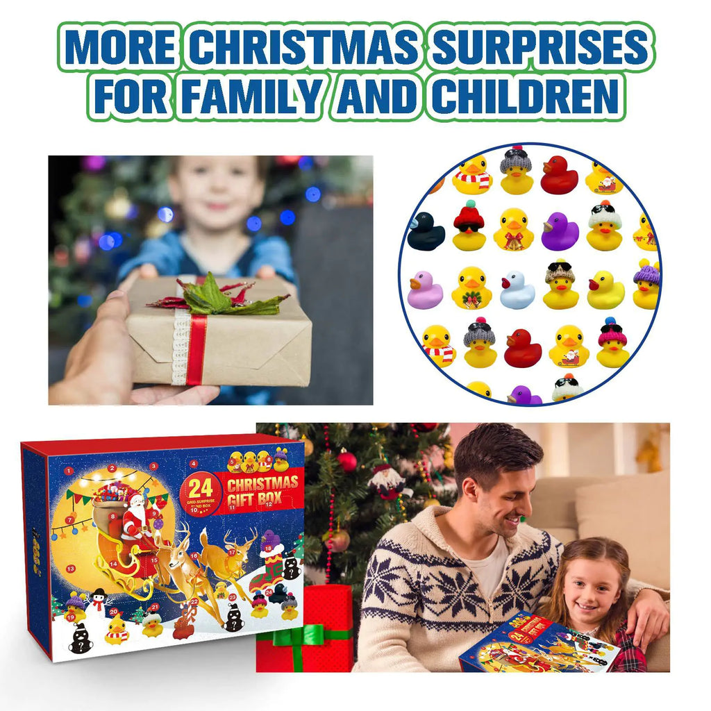2023 Advent Calendar Rubber Duck Toy Blind Box (24 Slots)