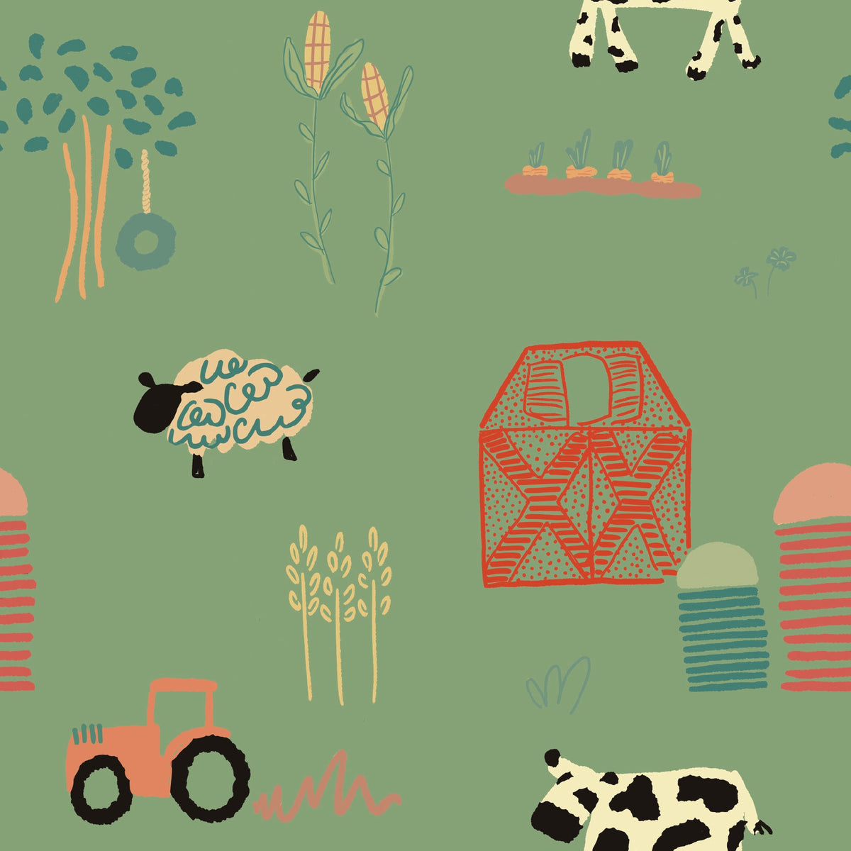 Macdonald Wallpaper by Grumble Co. Designs
