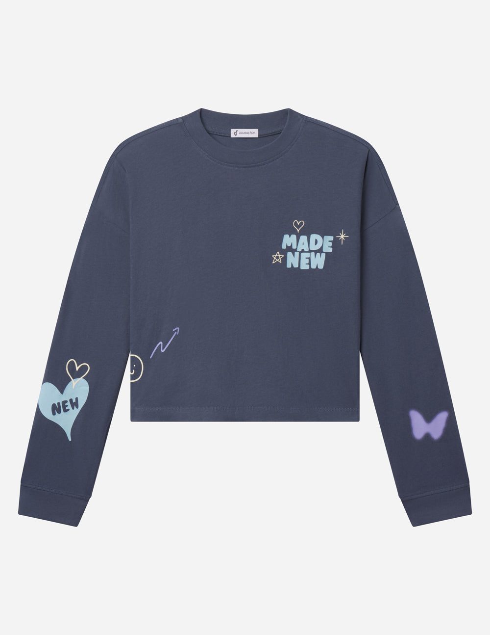 Women's Cropped Long Sleeve Tee