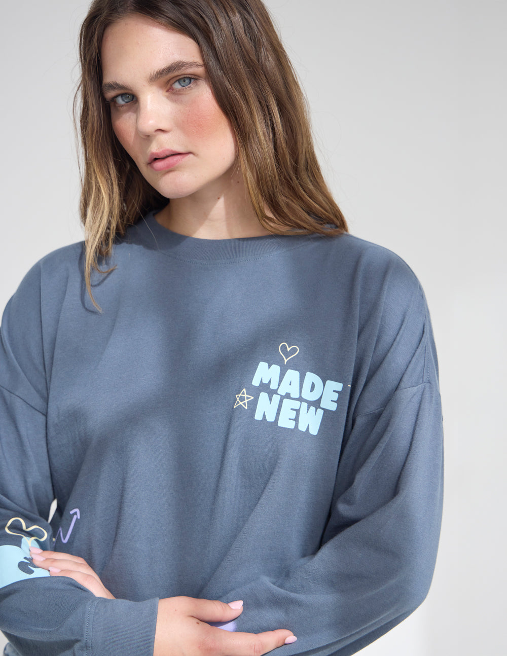 Women's Cropped Long Sleeve Tee