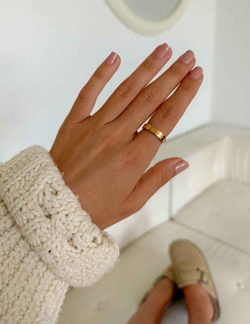 Made By Believers Gold Statement Ring - Unisex Spiritual Jewelry
