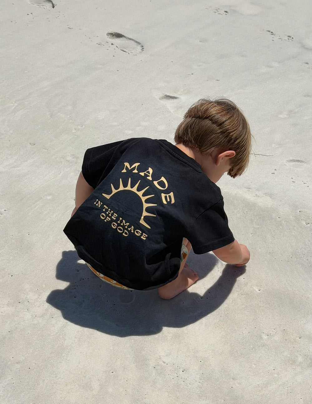Made in the Image of God Kids Tee - Soft Cotton Crew Neck