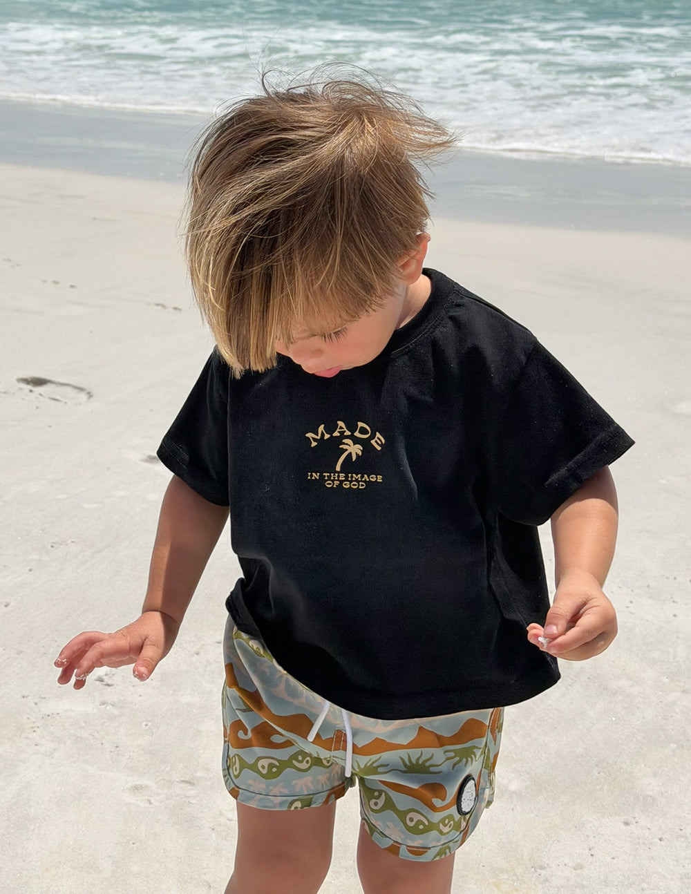 Made in the Image of God Kids Tee - Soft Cotton Crew Neck