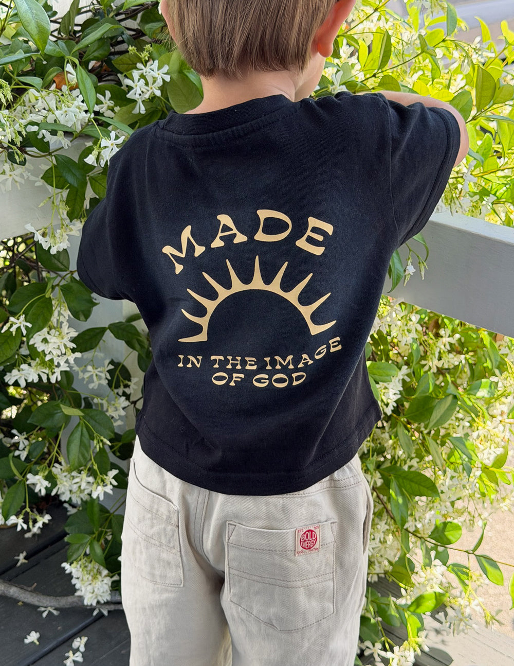 Made in the Image of God Kids Tee - Soft Cotton Crew Neck