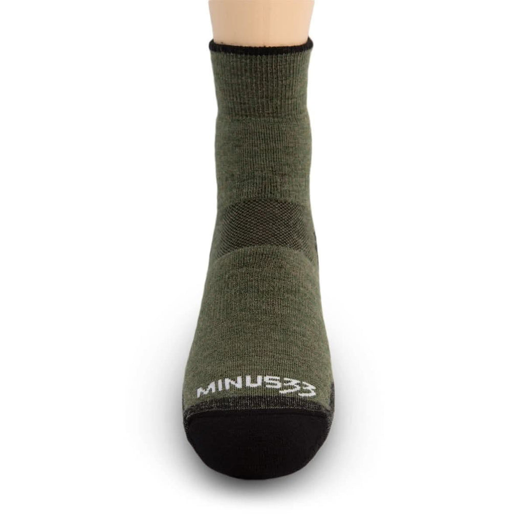 Lightweight Merino Wool Mini Crew Socks for Hiking & Outdoor