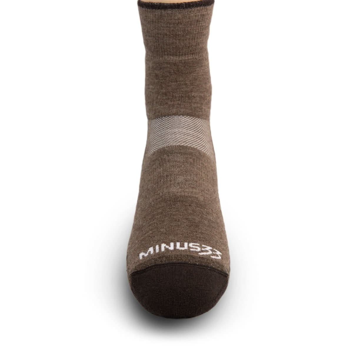 Lightweight Merino Wool Mini Crew Socks for Hiking & Outdoor