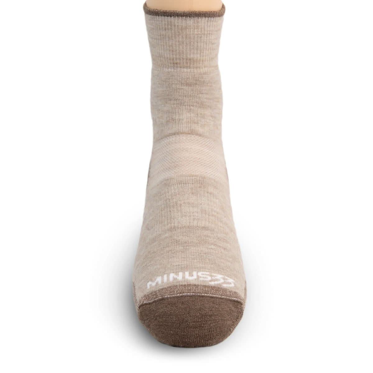 Lightweight Merino Wool Mini Crew Socks for Hiking & Outdoor