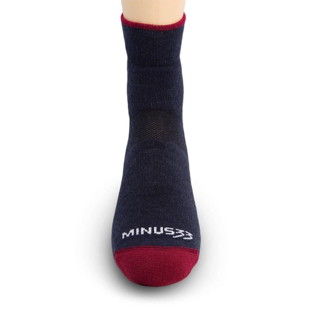 Lightweight Merino Wool Mini Crew Socks for Hiking & Outdoor