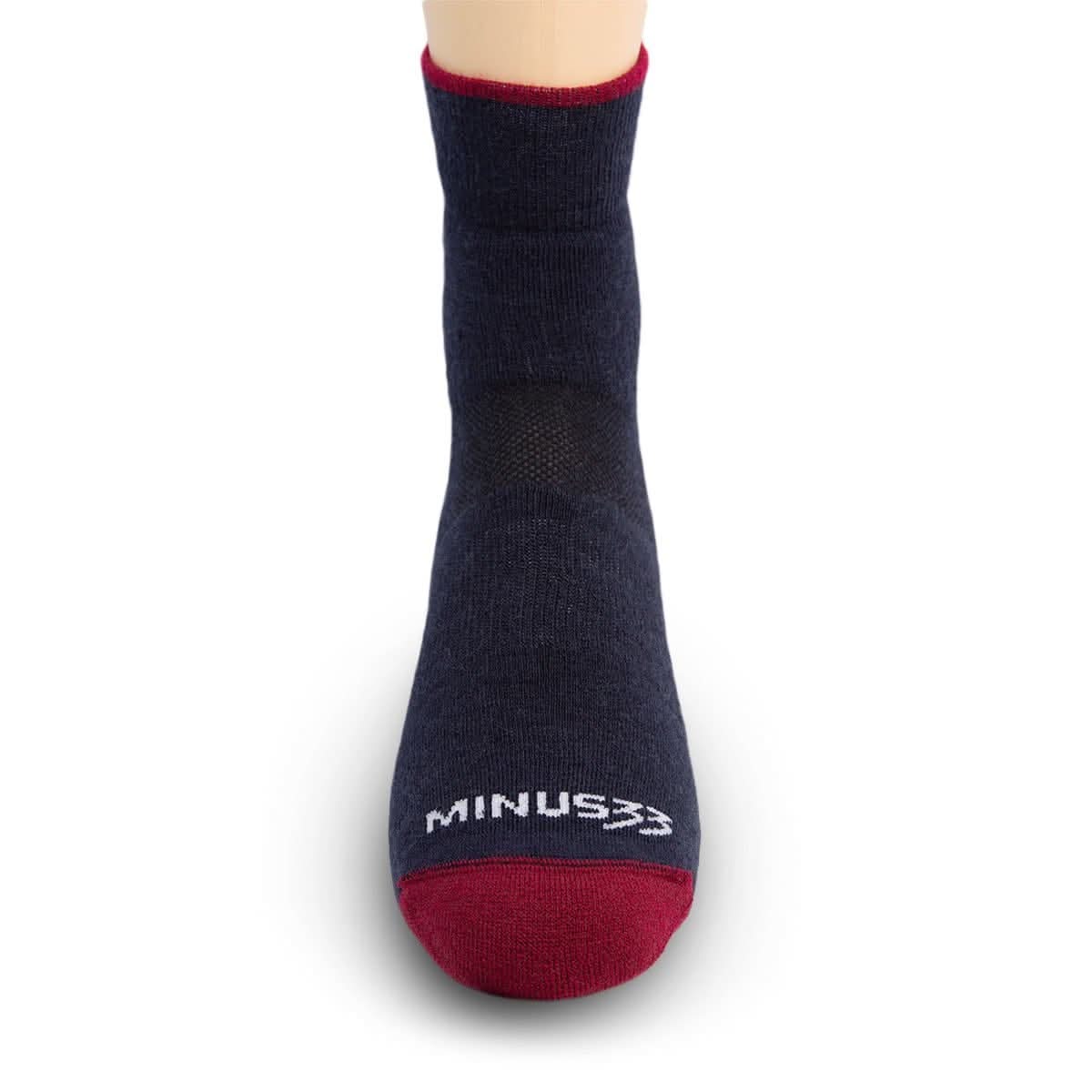 Lightweight Merino Wool Mini Crew Socks for Hiking & Outdoor