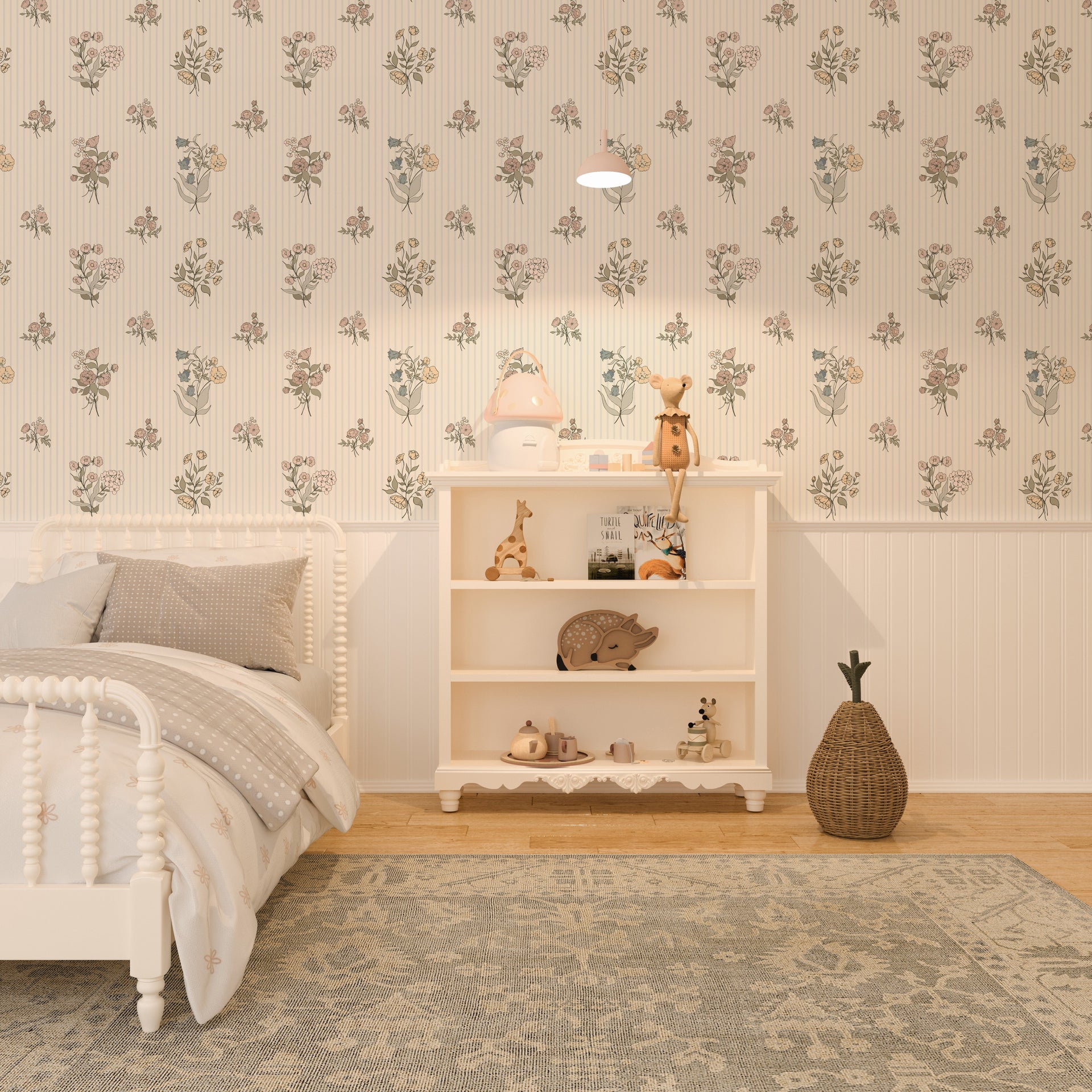 Cosie Floral Wallpaper: Vintage-Inspired Cottagecore Decor