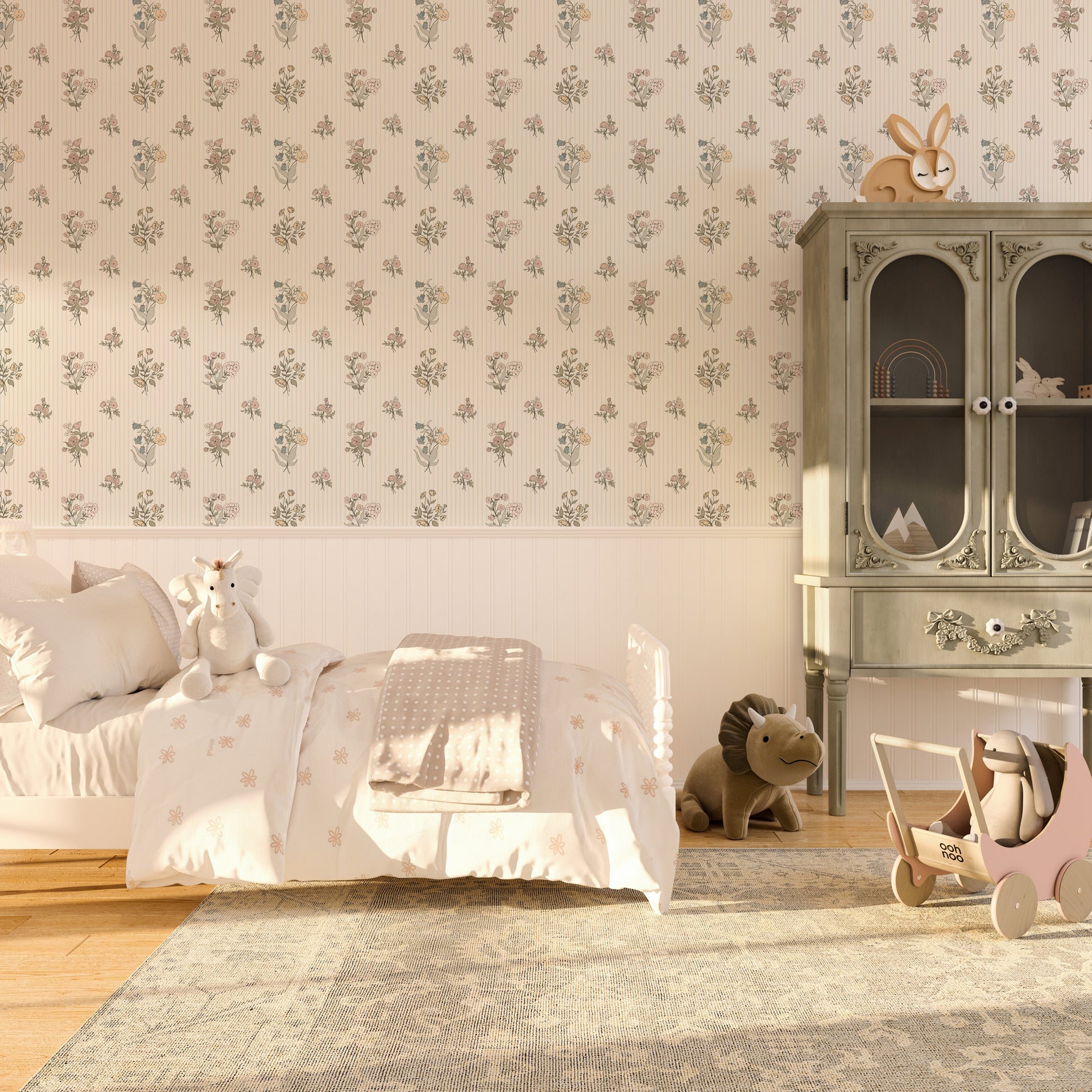 Cosie Floral Wallpaper: Vintage-Inspired Cottagecore Decor