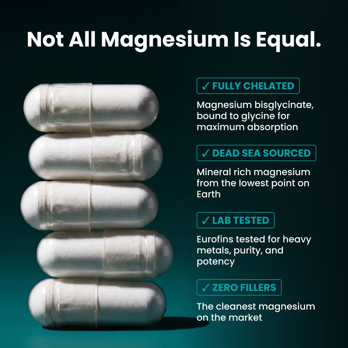 Dead Sea Magnesium Glycinate
