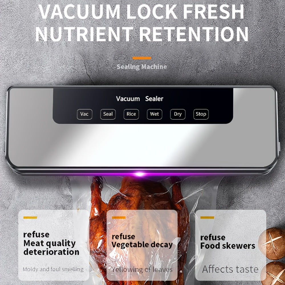 Automatic Food Vacuum Sealer Machine with 50 Bags