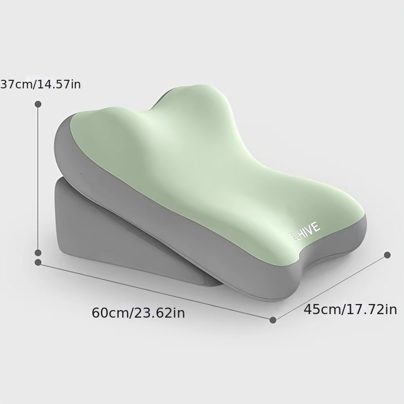 Adjustable Memory Foam Bed Wedge Pillow for Back and Reading Support