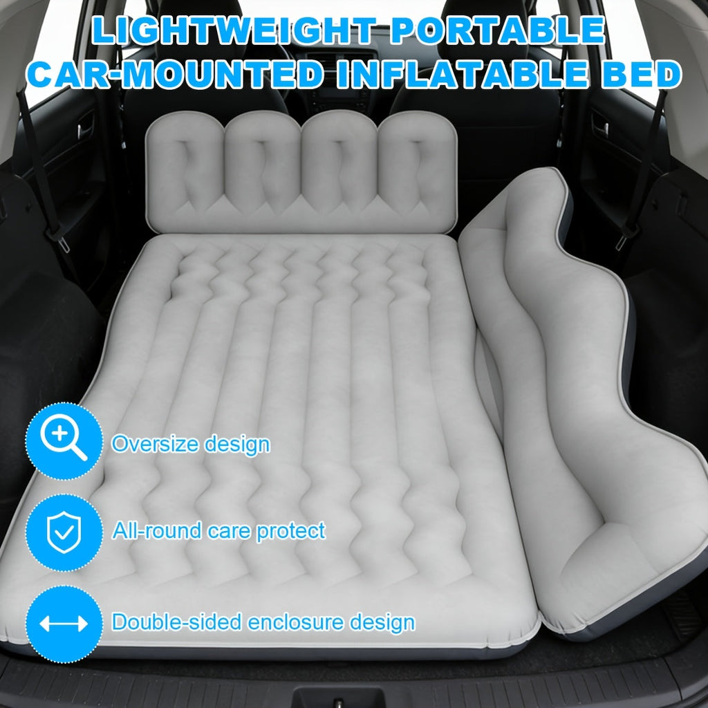 Inflatable Car Back Seat Mattress for SUV Travel with Pump & Pillows