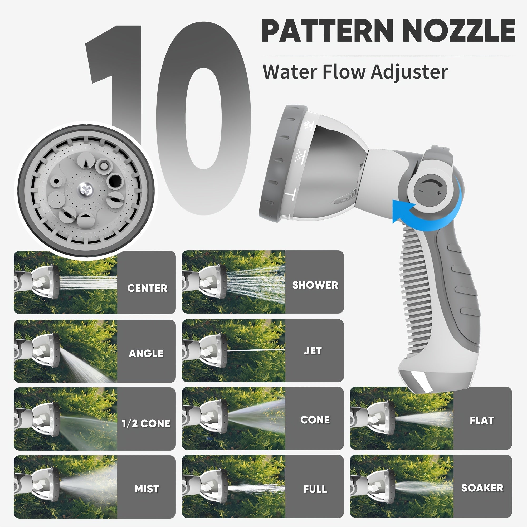 Retractable Garden Hose Reel with Auto Rewind Wall Mounted System