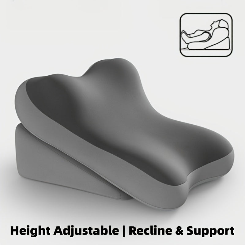 Adjustable Memory Foam Bed Wedge Pillow for Back and Reading Support